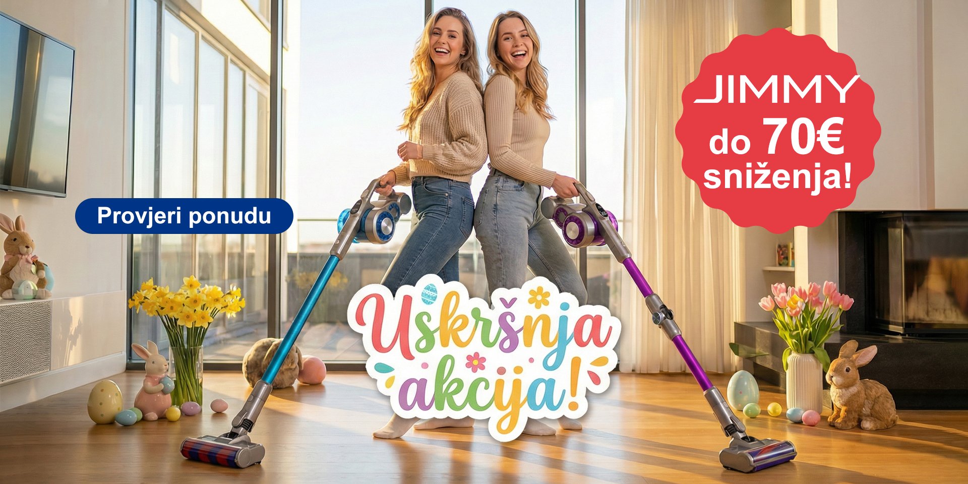 Jimmy štapni usisavači po akcijskim cijenama